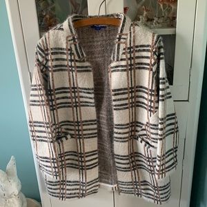 Apt. 9 open front cardigan sweater euc sz LP